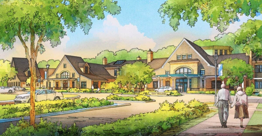 Artists rendering of the new Bay Village development in Annapolis